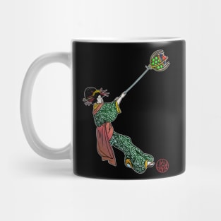 Bijinga - Woman and fiery robot Mug